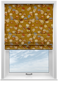 Honesty, Ochre - Roman Blind